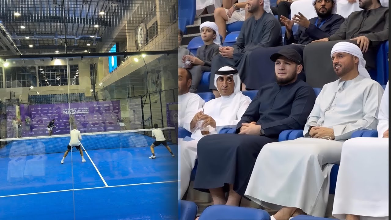 Khabib at NAS Padel Teams Championship 