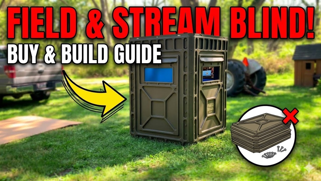 Install 2025 Field & Stream 2-3 Person Hard Shell Blind