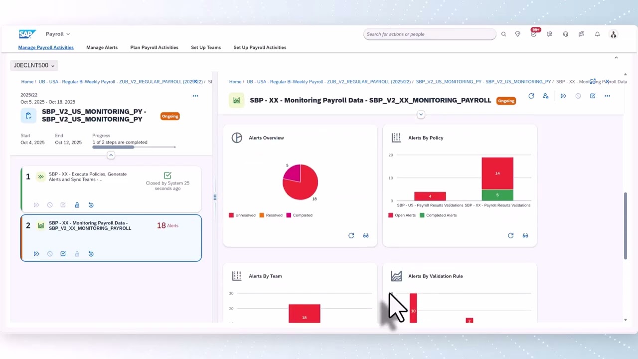 The Payroll Control Center: Manage Payroll Activities​ Solution