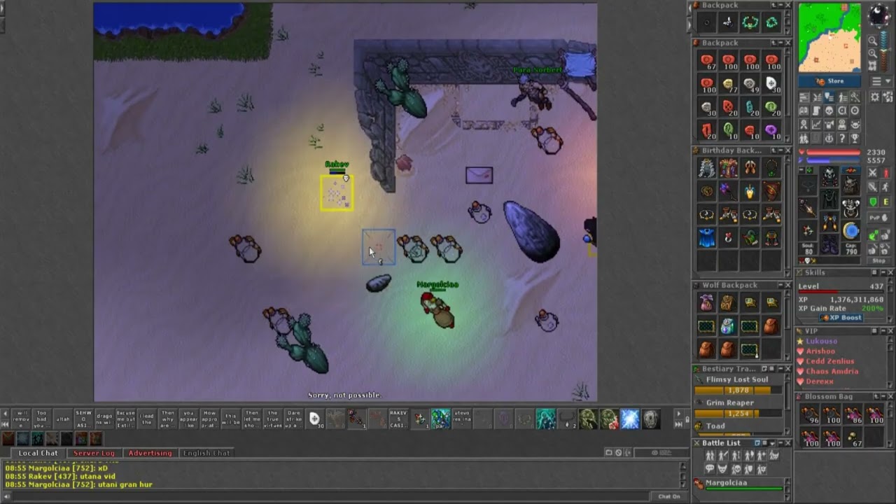 TIBIA MAY 2021 - 440 FACC SORCERER GAMEPLAY