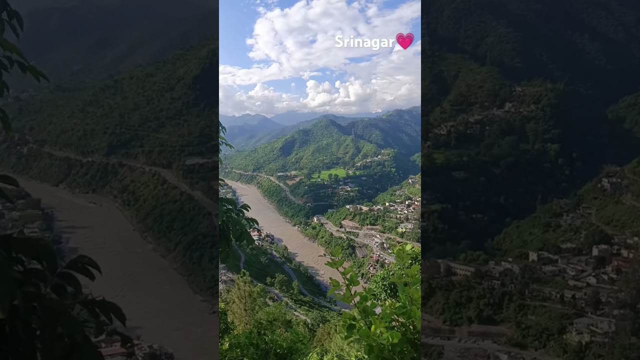 Mandir + Kirtinagar + Srinagar View 💗 (GangaDarshan) #srinagar #song #gangadarshan #kirtinagar#music