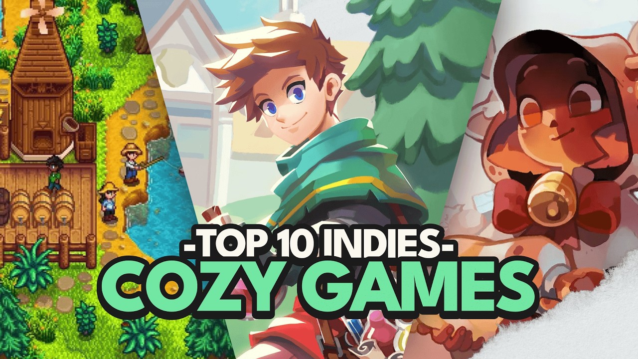 Os 10 MELHORES COZY GAMES INDIES pra você conhecer!