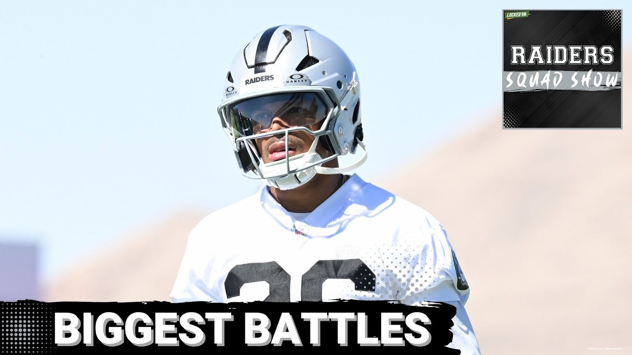 RAIDERS SQUAD SHOW: Las Vegas RAIDERS linked to TERRION ARNOLD | Biggest TRAINING CAMP Competitions
