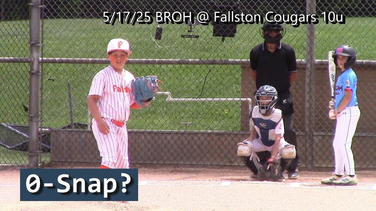 Travelball Highlights Full Game 10u Baseball  BROH v Fallston Cougars   rough patch pt  2