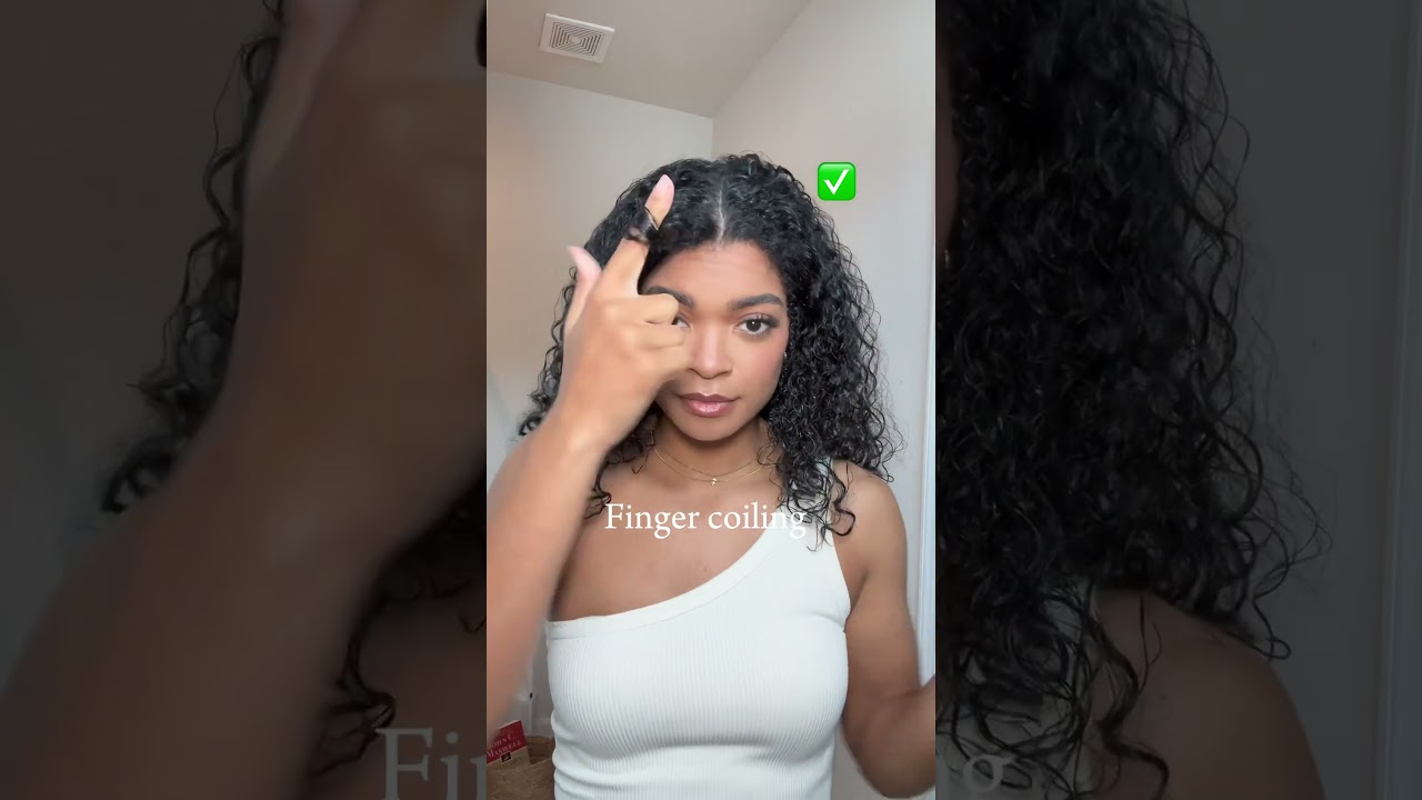 The right way to finger coil hair 