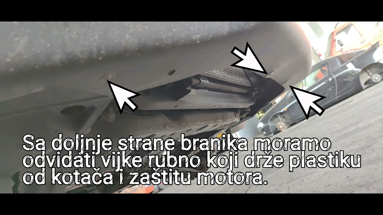 SKIDANJE PREDNJEG BRANIKA NISAN QASHQAI