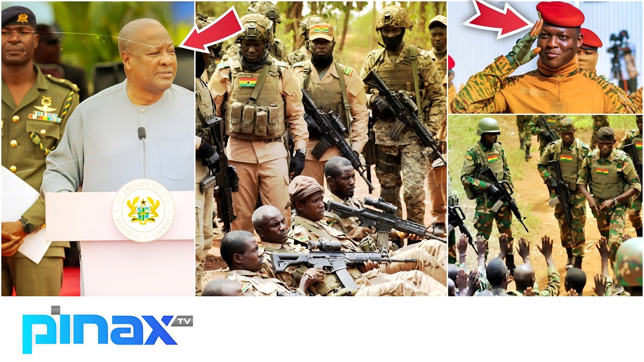 🚨UPDATE: Ghana Military CAPTURE of 17 HEAVILY-ARMED Burkina Soldiers who Invaded Border ARREST VIDEO
