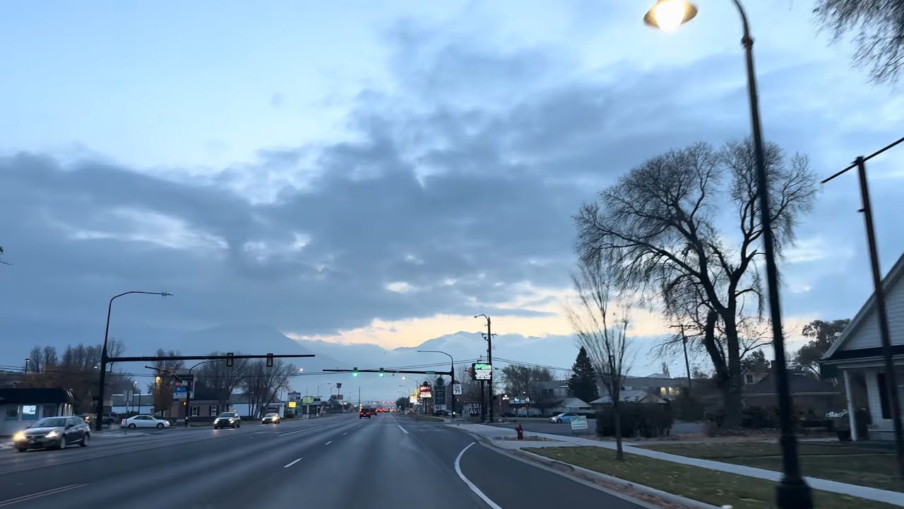 Thursday morning driving to Pleasant Grove, Utah #fy #fyp #thursday #pleasantgrove #utah #breakfast 
