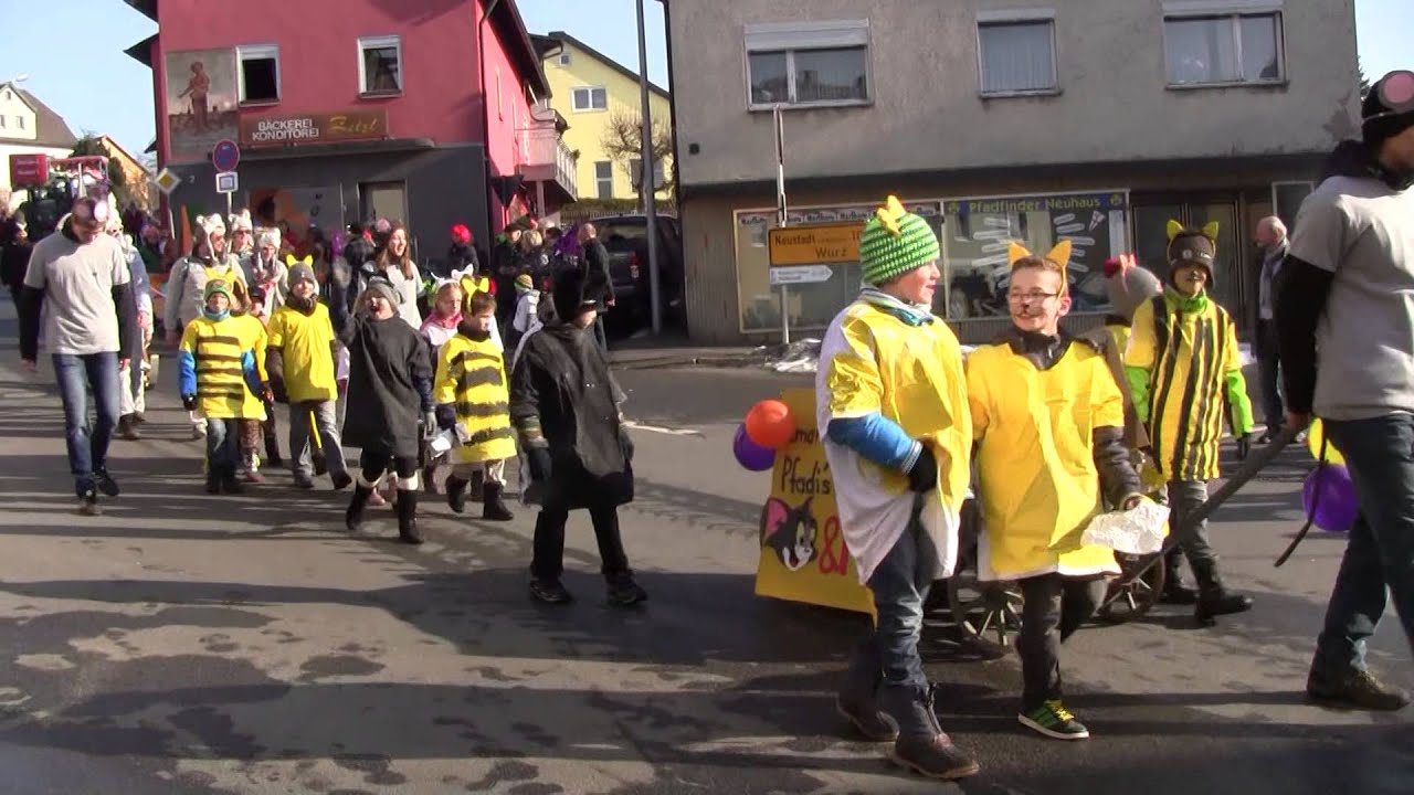 Faschingszug 2015 in Neuhaus an der Waldnaab in Bayern nördliche Oberpfalz