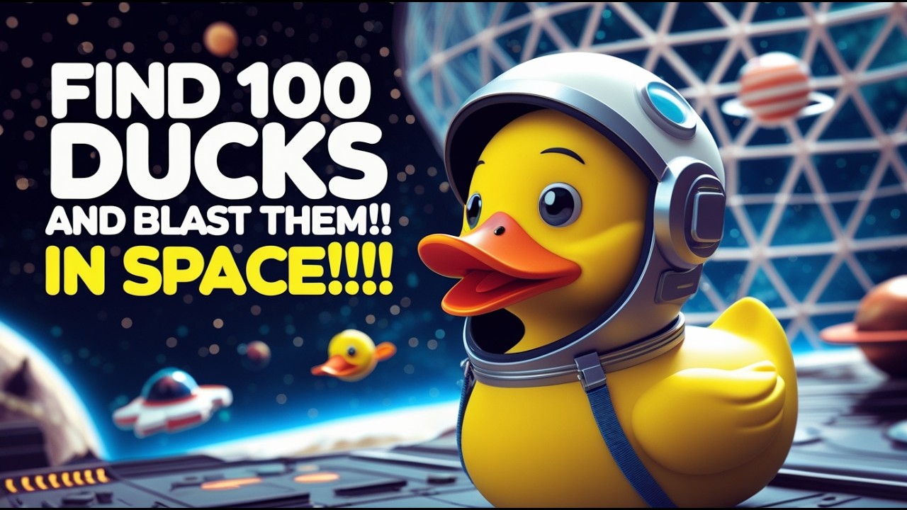 МЫ В КОСМОСЕ | Find 100 Ducks and Blast Them...IN SPACE!!! Demo | Запись стрима