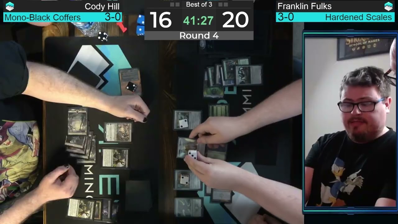 [11/19/23] $20,000 Modern Invitational | Mono Black Coffers vs Hardened Scales | Round 4