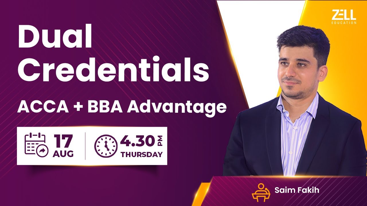🔴GENIUS SECRET of holding both ACCA and BBA dual credentials @ZellEducation