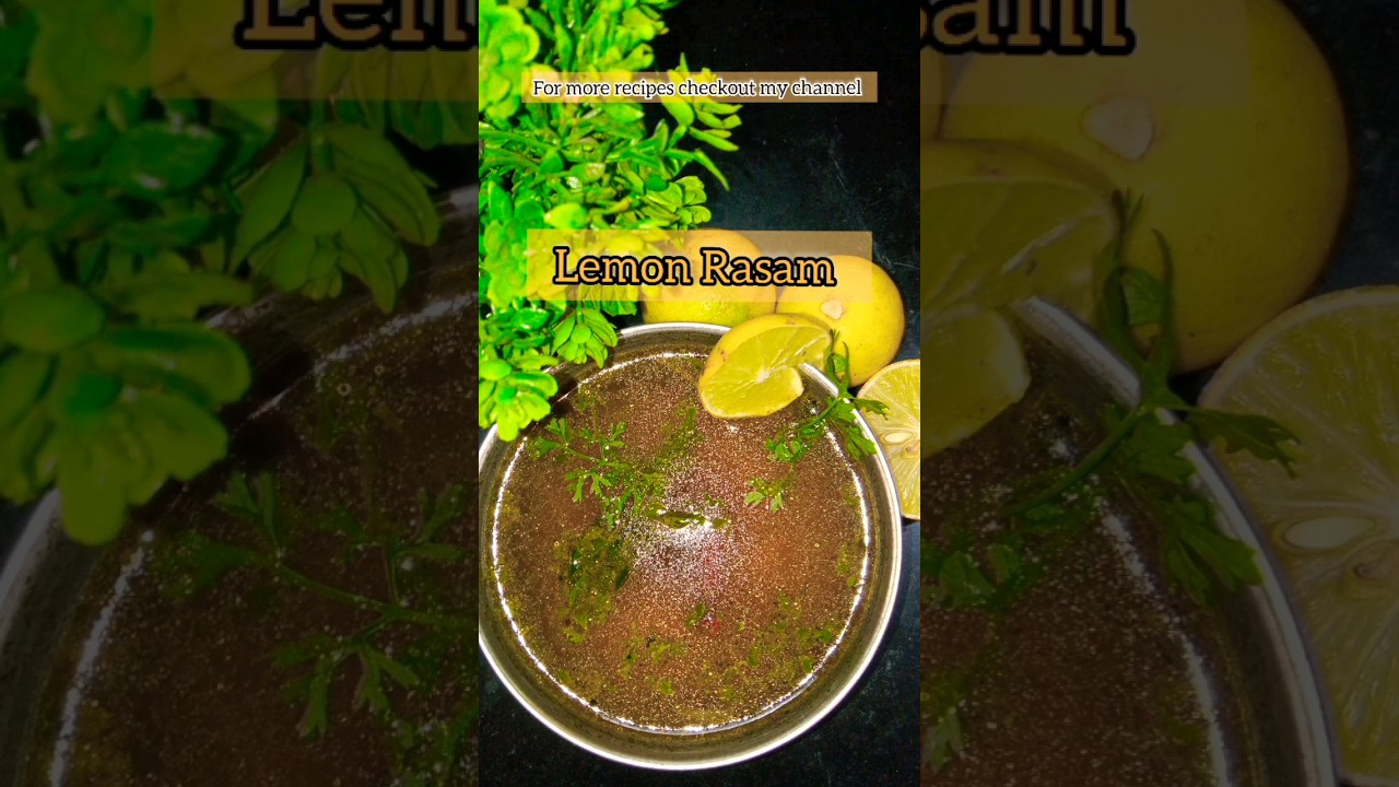 How to make easy & tasty lemon Rasam at home in 5 min/Nimbu rasam/instant rasam#viral #ytshorts