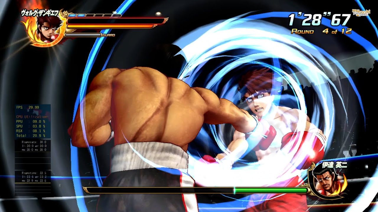 Date Eiji vs Alexander Volg Zangief - Hajime no Ippo: The Fighting