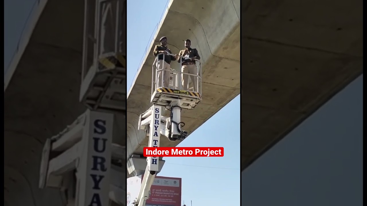 Indore Metro Project | Metro In Indore | Special Duty | Road Safety | Cop Anil Singh | #shorts