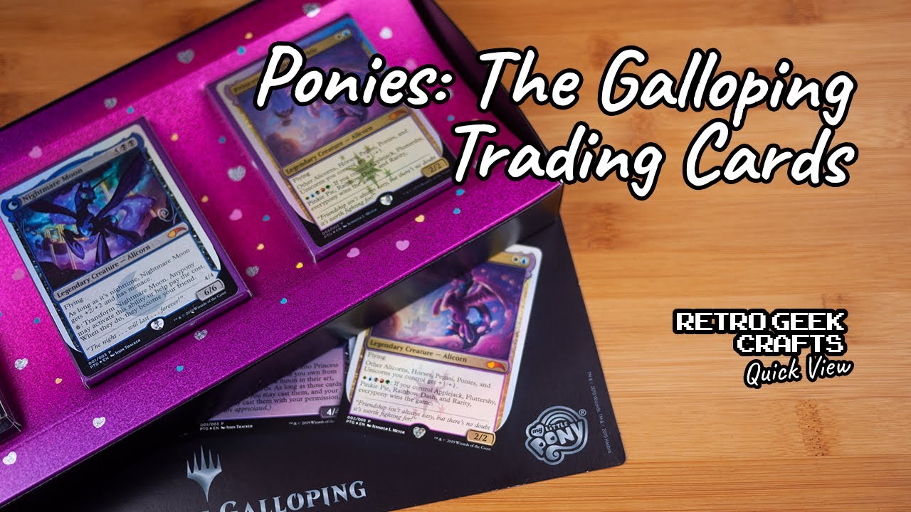 Magic the Gathering + My Little Pony = Ponies The Galloping Trading Cards Quick View HasbroPlus