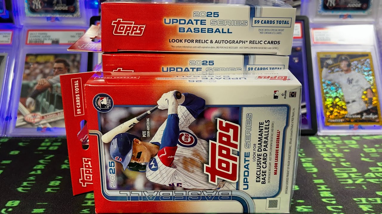 /25 Orange Holo and Relic!! 2025 Topps Update Hanger Boxes!!!