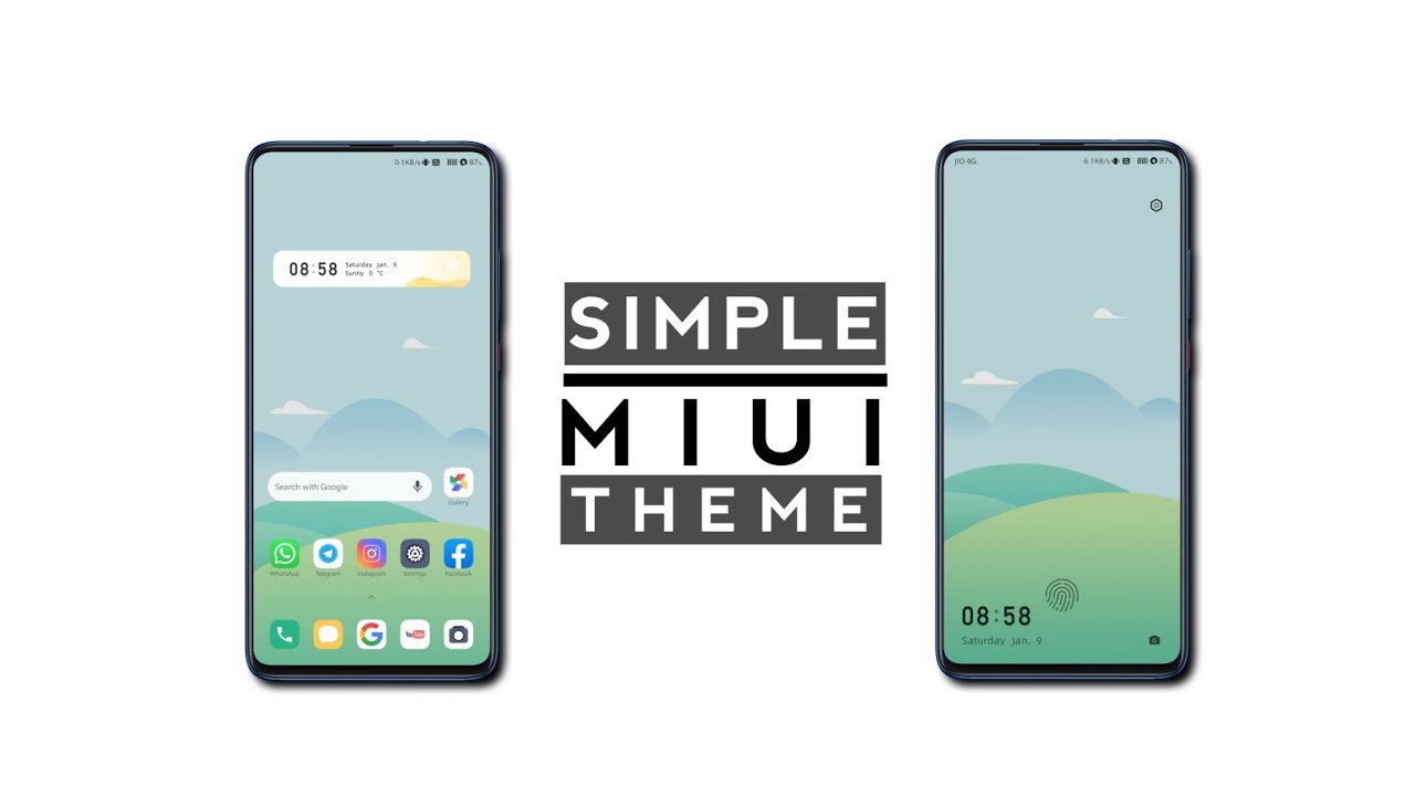Simple MIUI Theme For Xiaomi Phones | Minimalist Theme