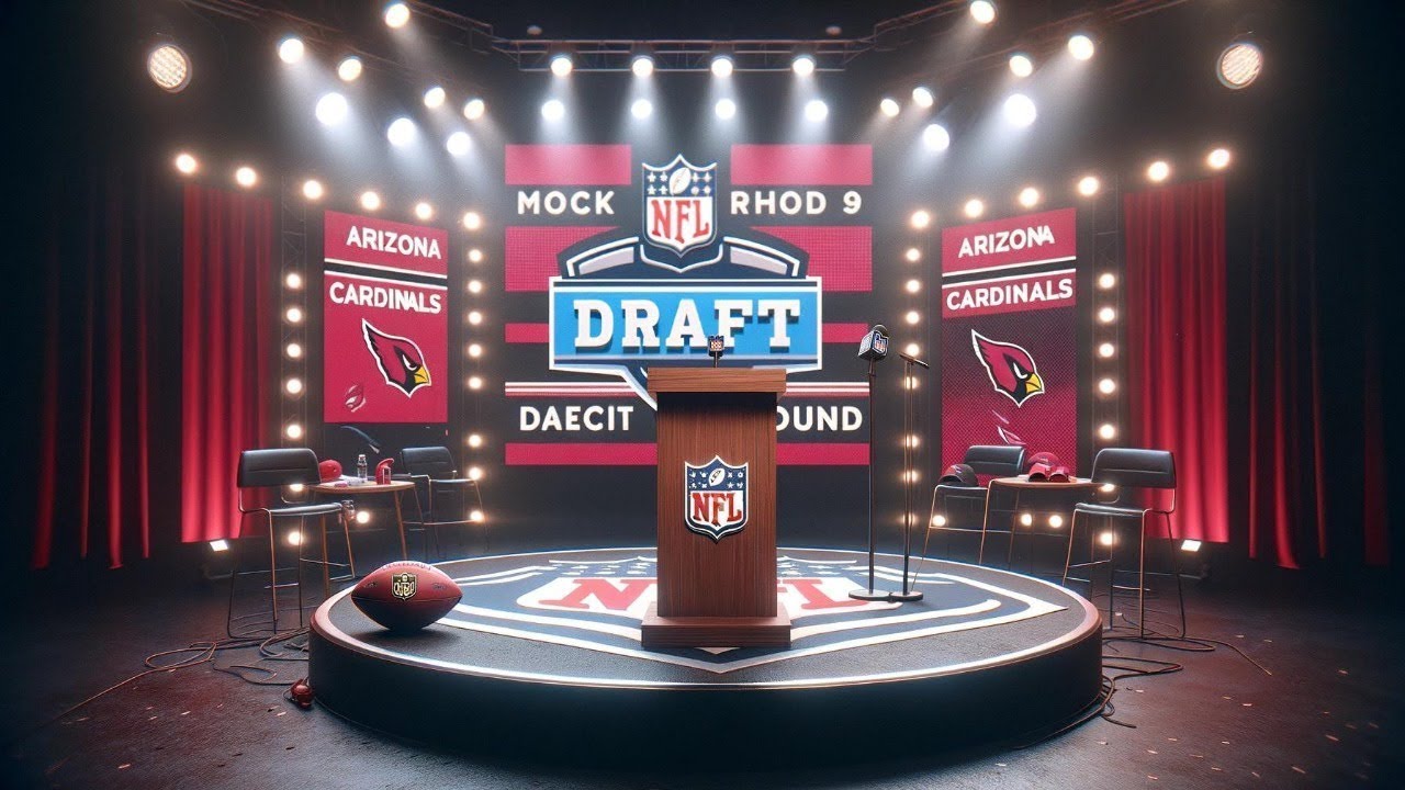 LIVE  Arizona Cardinals 2024 NFL Mock Draft  $100 Giveaway