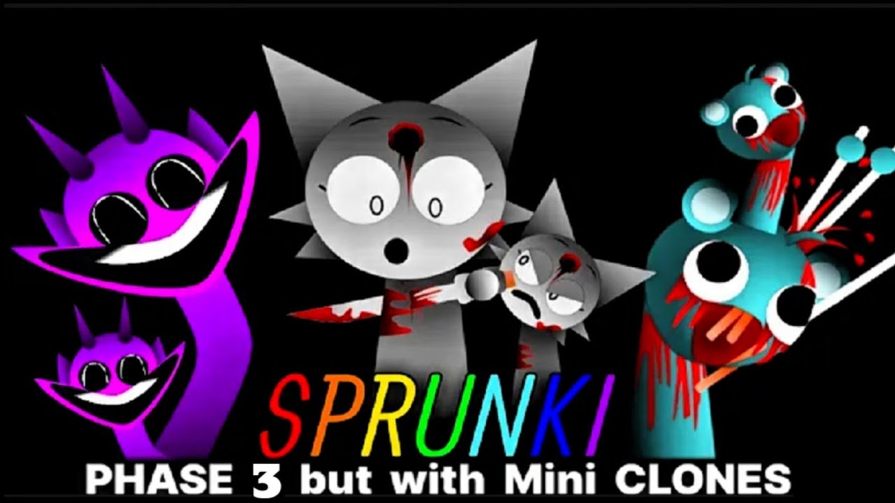 Incredibox Sprunki: PHASE 3 but with mini clones #incredibox #sprunki 