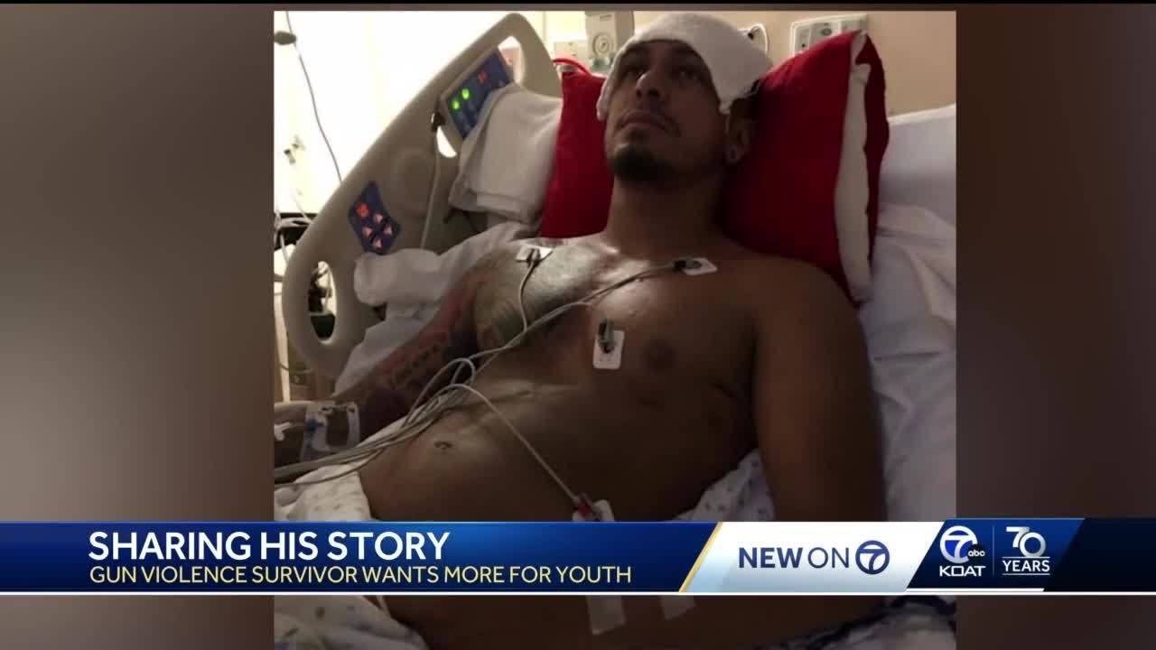 Gun violence survivor aims to inspire youth with his story
