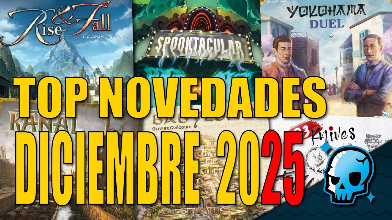 🔥 TOP NOVEDADES juegos de mesa DICIEMBRE 2025 🔥