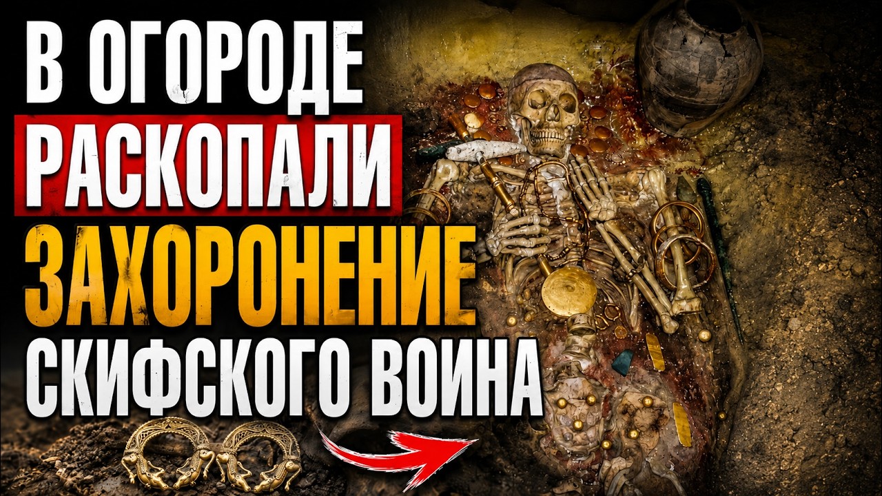 Scythian Warrior and His Warhorse Unearthed in Garden Burial