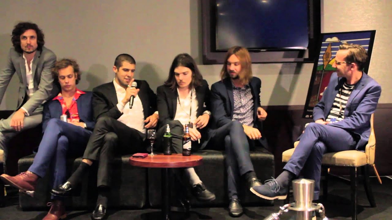 Tame Impala backstage Q&A at the ARIA Awards 2015