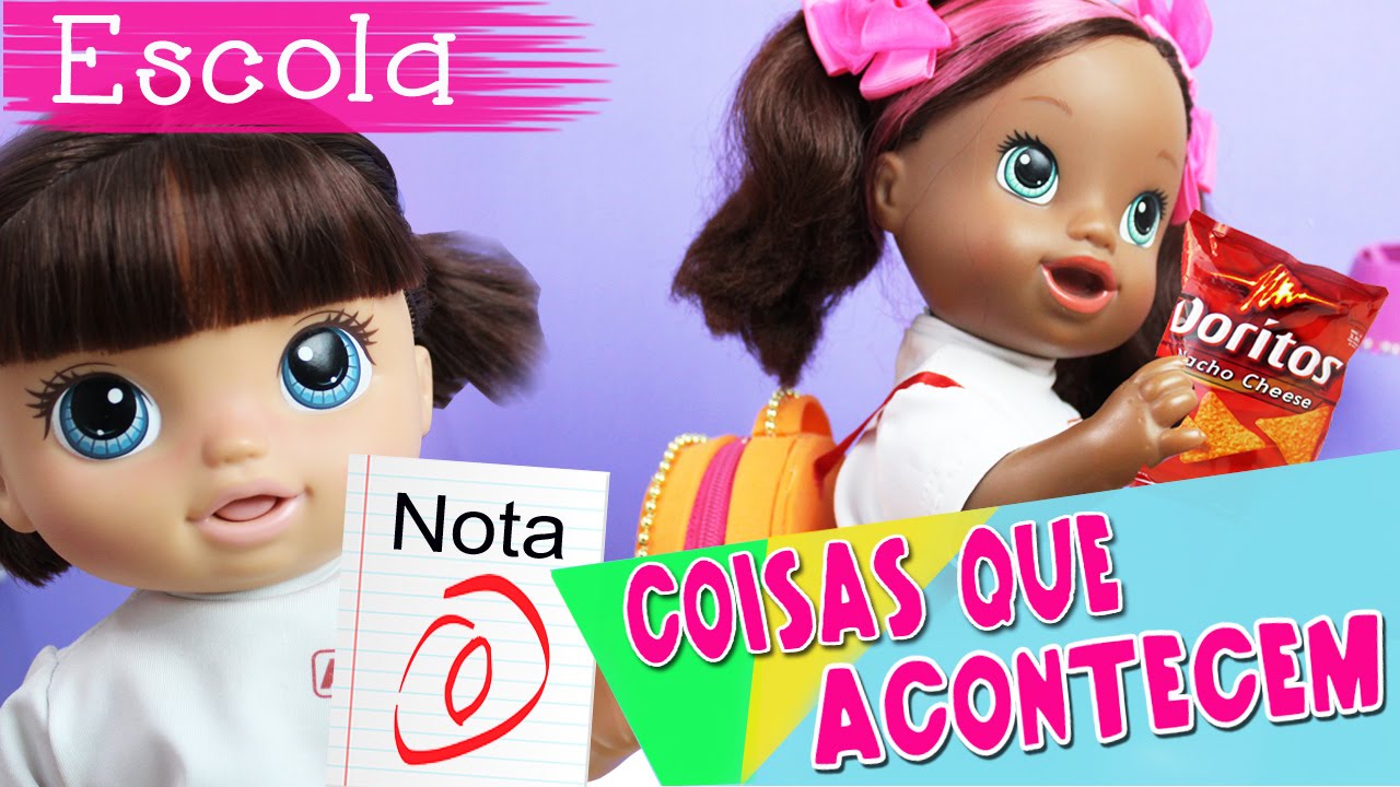 #2 Coisas que Acontecem Na Escola - Lilly Doll