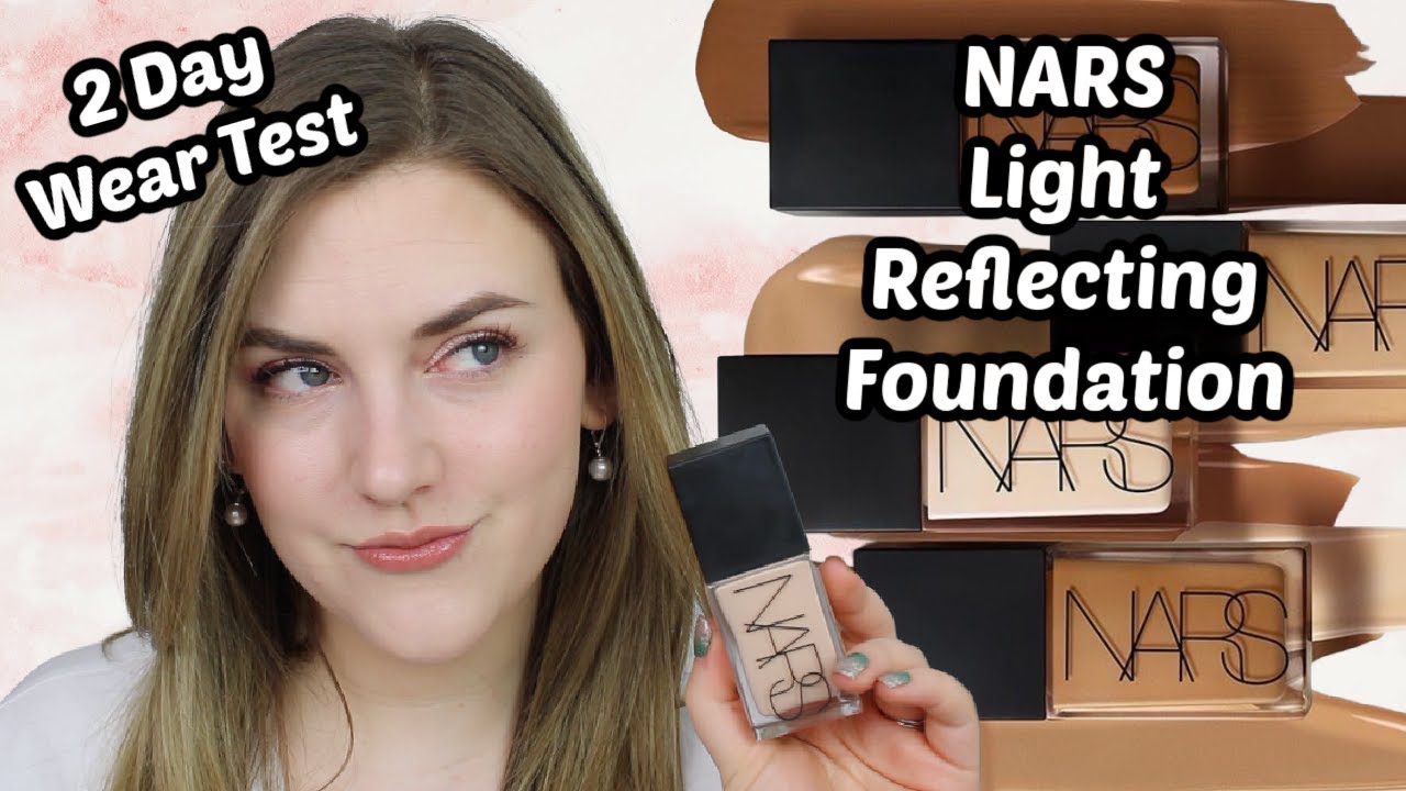 NEW NARS LIGHT REFLECTING ADVANCED SKINCARE FOUNDATION | 2 DAY WEAR TEST | DRY SKIN