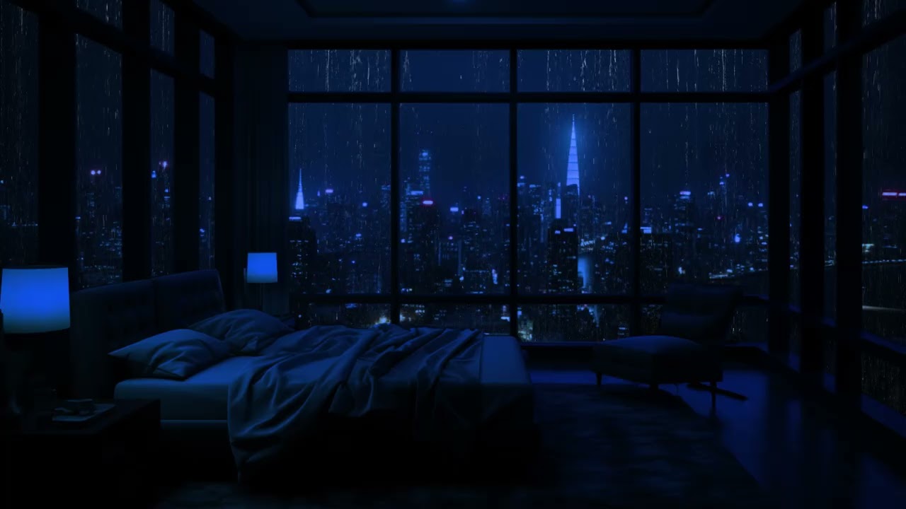 Rainy Urban Nights: Indulge in the Healing Sounds of City Rain to Silence Worries 🌧️