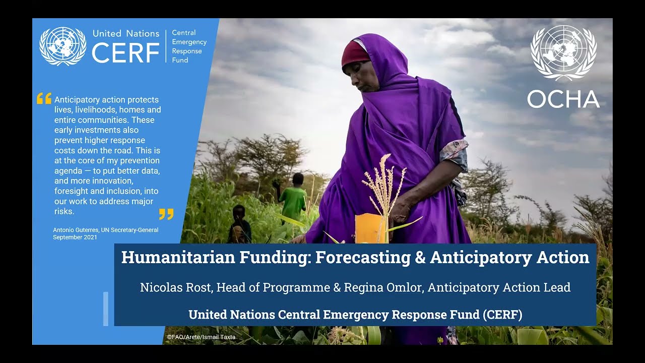 Humanitarian Funding: Forecasting & Anticipatory Action (Webinar)