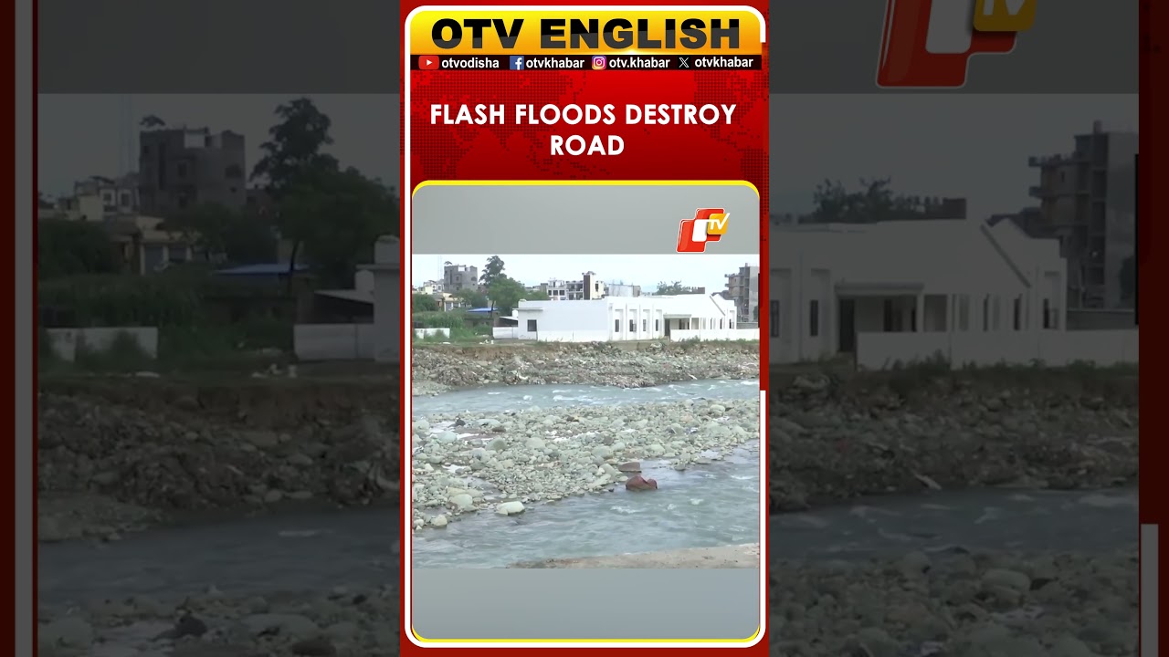 Flash Floods Wash Away Circular Road In Rajouri, J&K