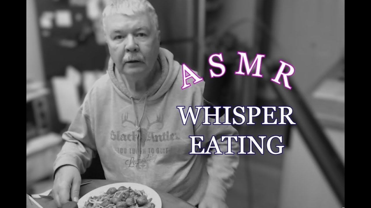 ASMR ВИДЕО ШЕПОТА СПАГЕТТИ В ЧЕРНО-БЕЛОМ ВИДЕО