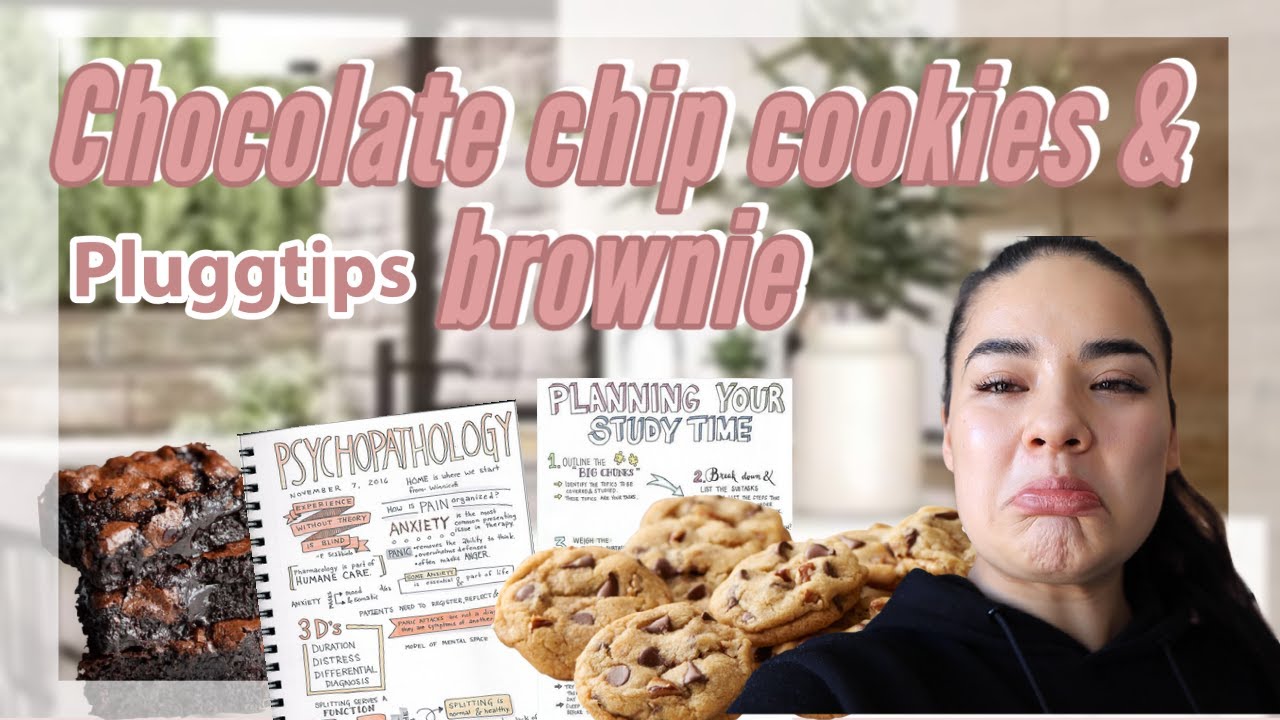BAKAR BROWNIES & CHOCOLATE CHIP COOKES | Så pluggar jag