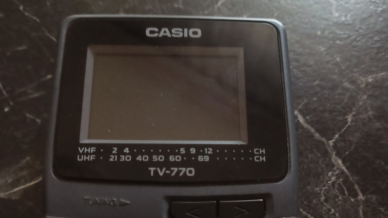 CASİO 770 CEP TELEVİZYONU