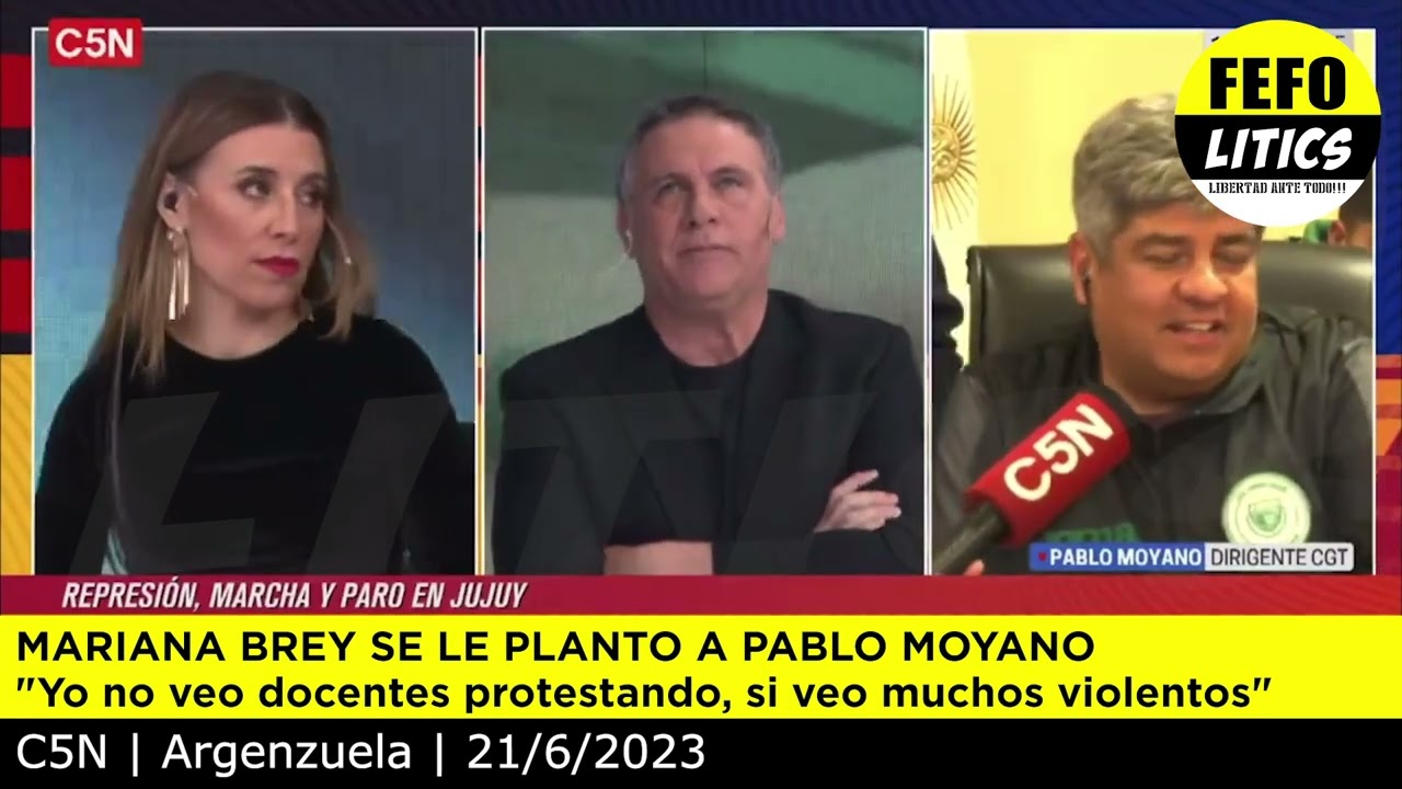Mariana Brey se cruzó en vivo con Pablo Moyano