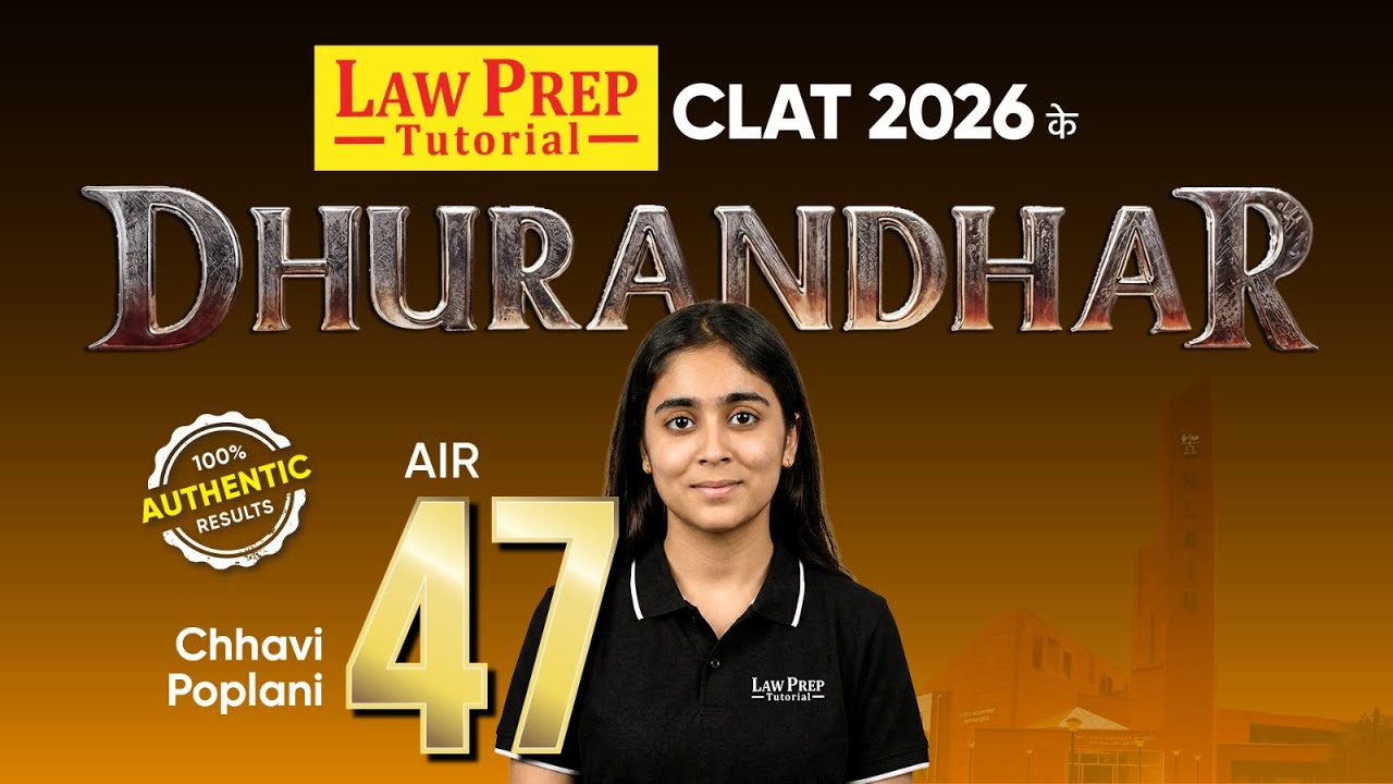 CLAT 2026 AIR- 47 Chhavi Poplani | CLAT Strategy and Journey | CLAT Topper's Interview