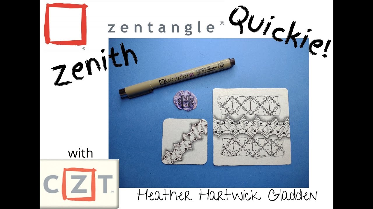 Zenith | Zentangle® Quickie