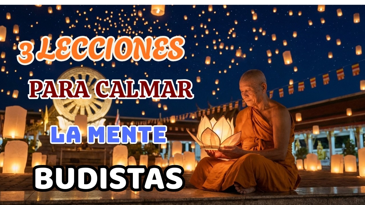 El budismo ofrece tres lecciones prácticas para calmar la mente y superar los pensamientos negativos