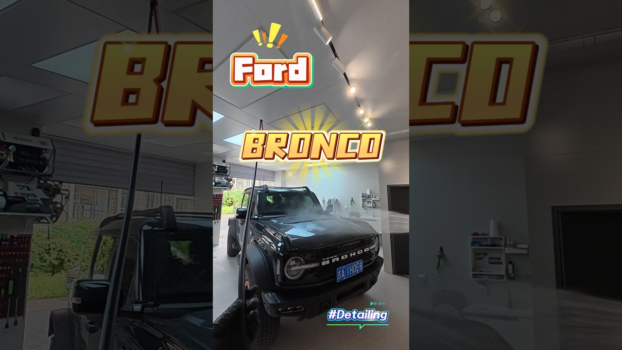 福特烈马全车清洗，越野归来，重污来袭！！How to clean a Ford Bronco?