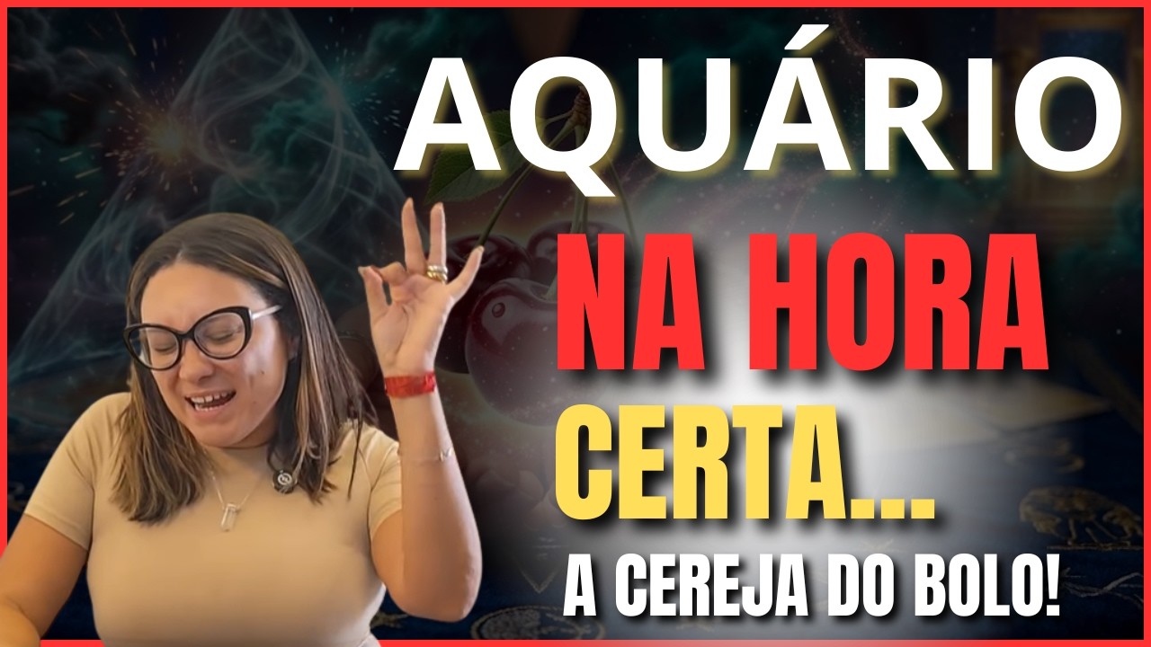 AQUÁRIO SURPREENDENTE... A ESPIRITUALIDADE VAI TE PROPORCIONAR UMA SURPRESA! FIQUE ATENTA AO SINAL