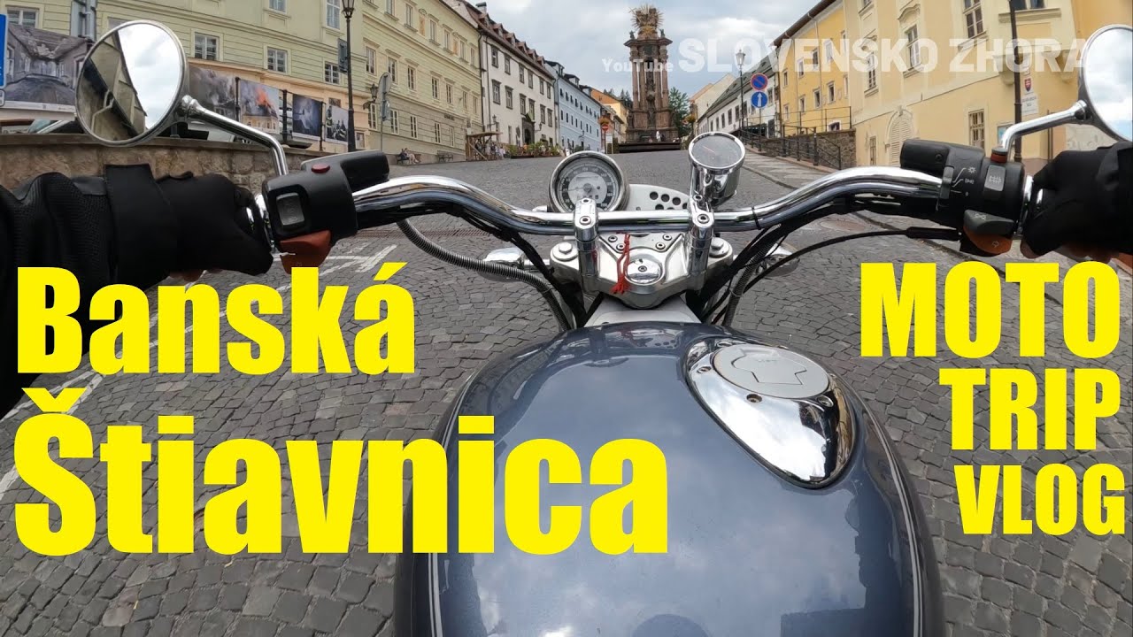 Banská Štiavnica na motorke - MOTO TRIP VLOG