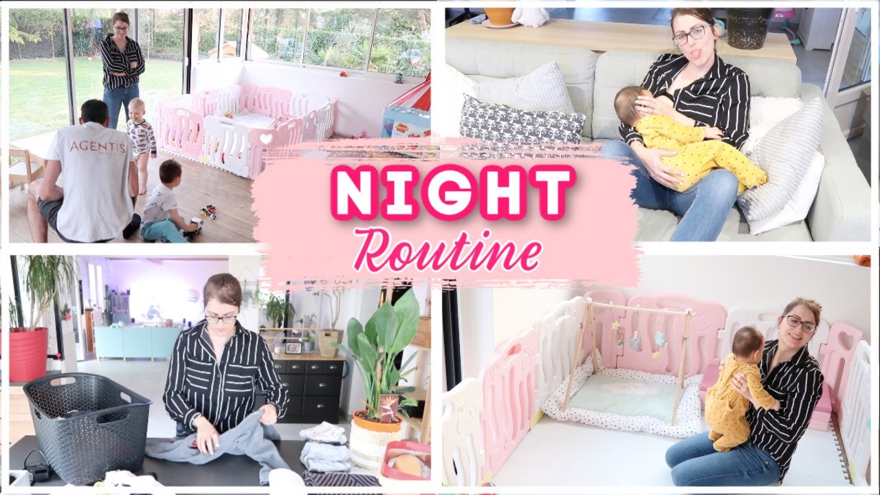 NIGHT ROUTINE AVEC 3 ENFANTS EN BAS AGE 🌙