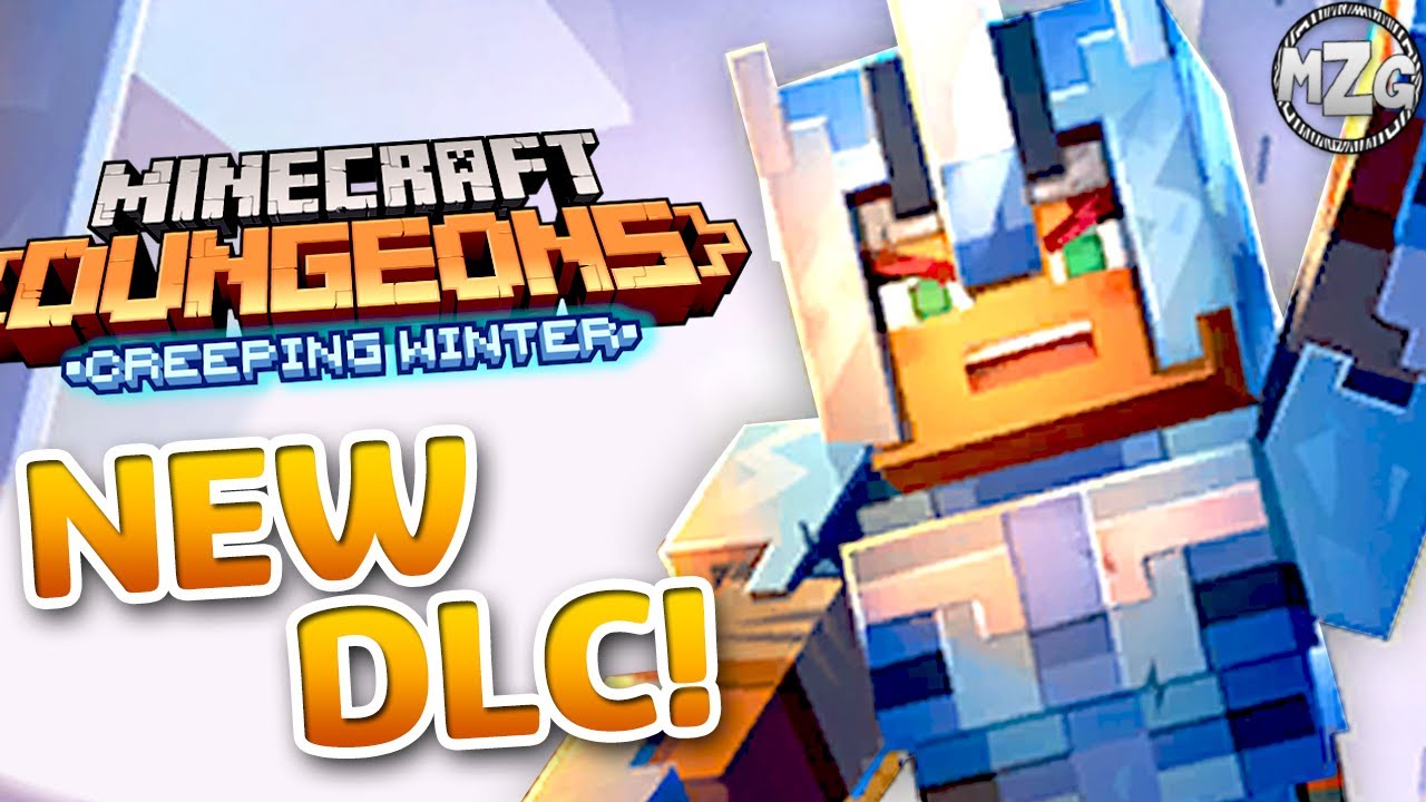 New DLC! The Creeping Winter! - Minecraft Dungeons Gameplay Walkthrough Part 18 - Frosted Fjord!