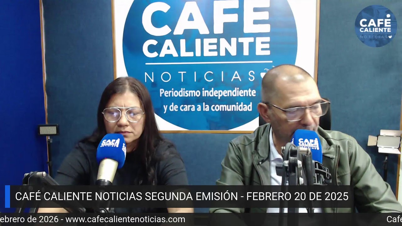 📢 #ENVIVO | PRIMERA EMISIÓN CAFÉ CALIENTE NOTICIAS FEBRERO 20 DE 2026