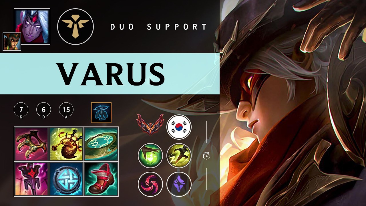 Varus Support vs Alistar - KR Grandmaster Patch 26.03