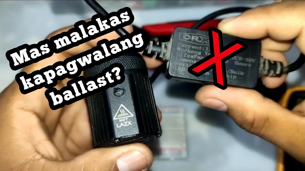 How to use and repair defective mini driving lights even without ballast