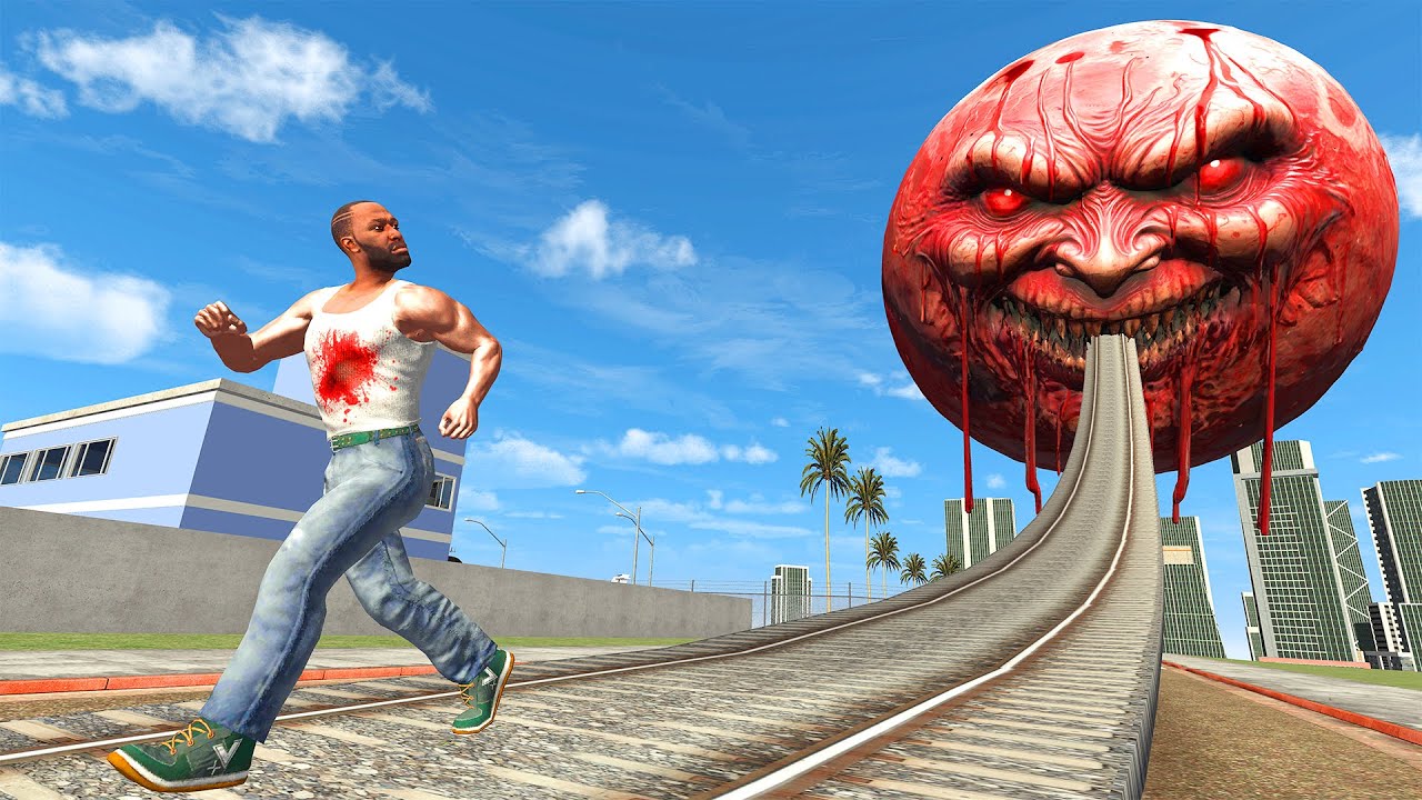 FRANKLIN VS HORROR BLOOD MOON | FRANKLIN FOUND LONGEST ROAD TO BLOOD MOON  - INDIAN BIKE DRIVING 3D