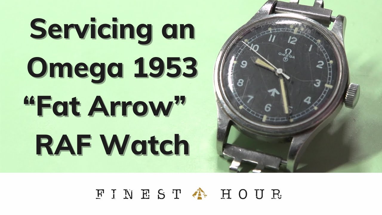 Servicing an Omega 1953 RAF 